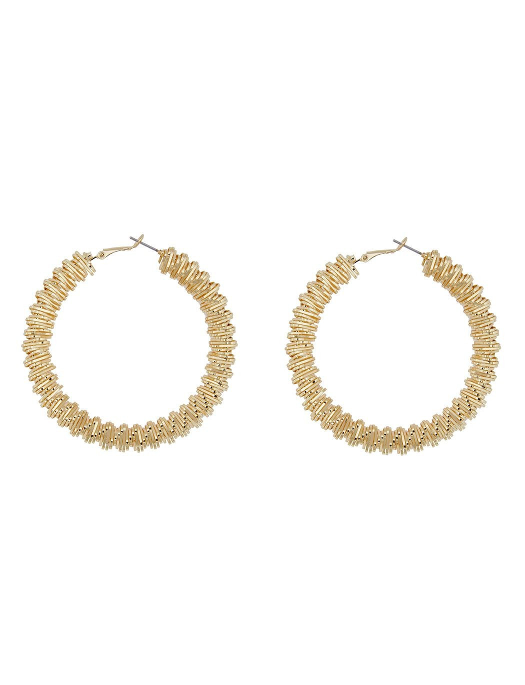 Oversized Spiral Hoop Earrings | Women's Plus Size Jewelry | ELOQUII | Eloquii