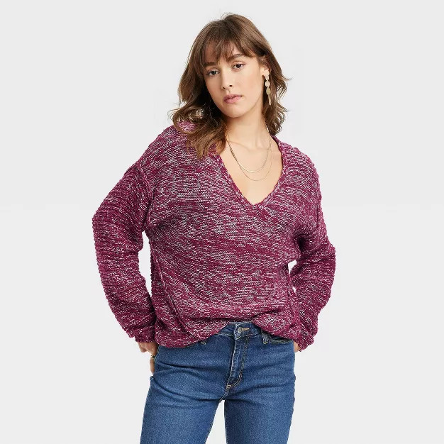 Women's V-Neck Pullover Sweater - Universal Thread™ | Target