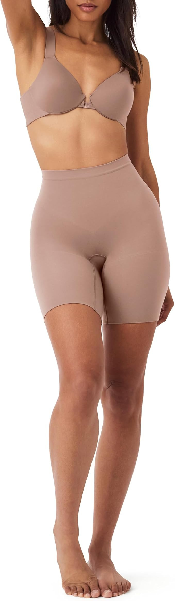 SPANXsculpt Seamless Power Mid-Thigh Short - Core Shapewear - Lightweight, All-Day Shaping & Supp... | Amazon (US)