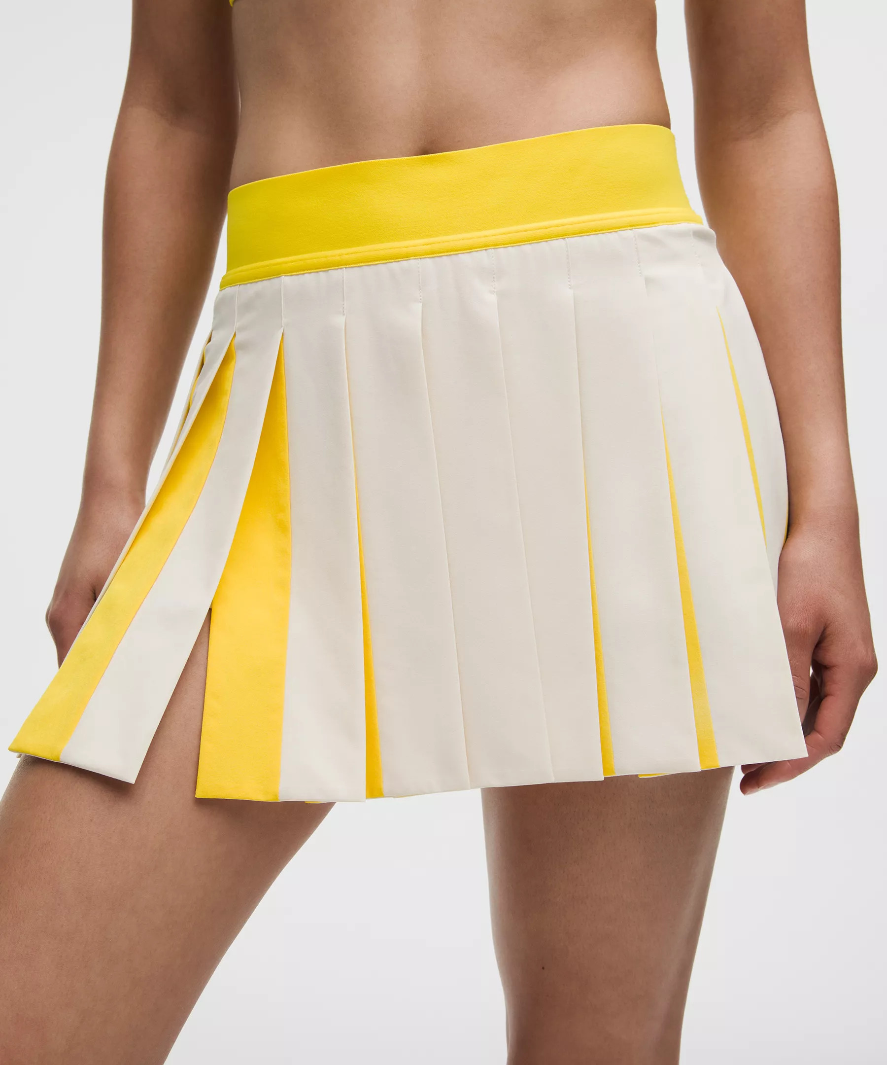 Peek-A-Boo Pleat Mid-Rise Tennis Skirt | Lululemon (US)