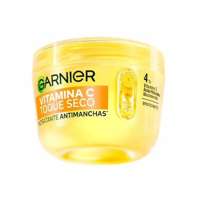 Hidratante Facial Antimanchas Garnier Vitamina C Toque Seco 85g | Drogasil BR