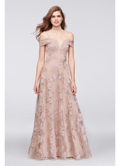 rose gold mother of the bride gown
