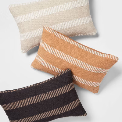 Woven Linework Lumbar Throw Pillow - Threshold™️ | Target