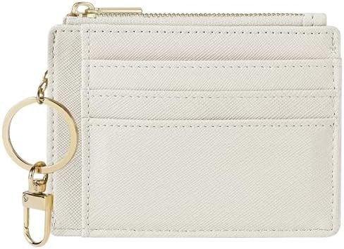 Sodsay Card Case Slim Front Pocket Wallet for Women Credit Card Holder with Keychain | Amazon (US)
