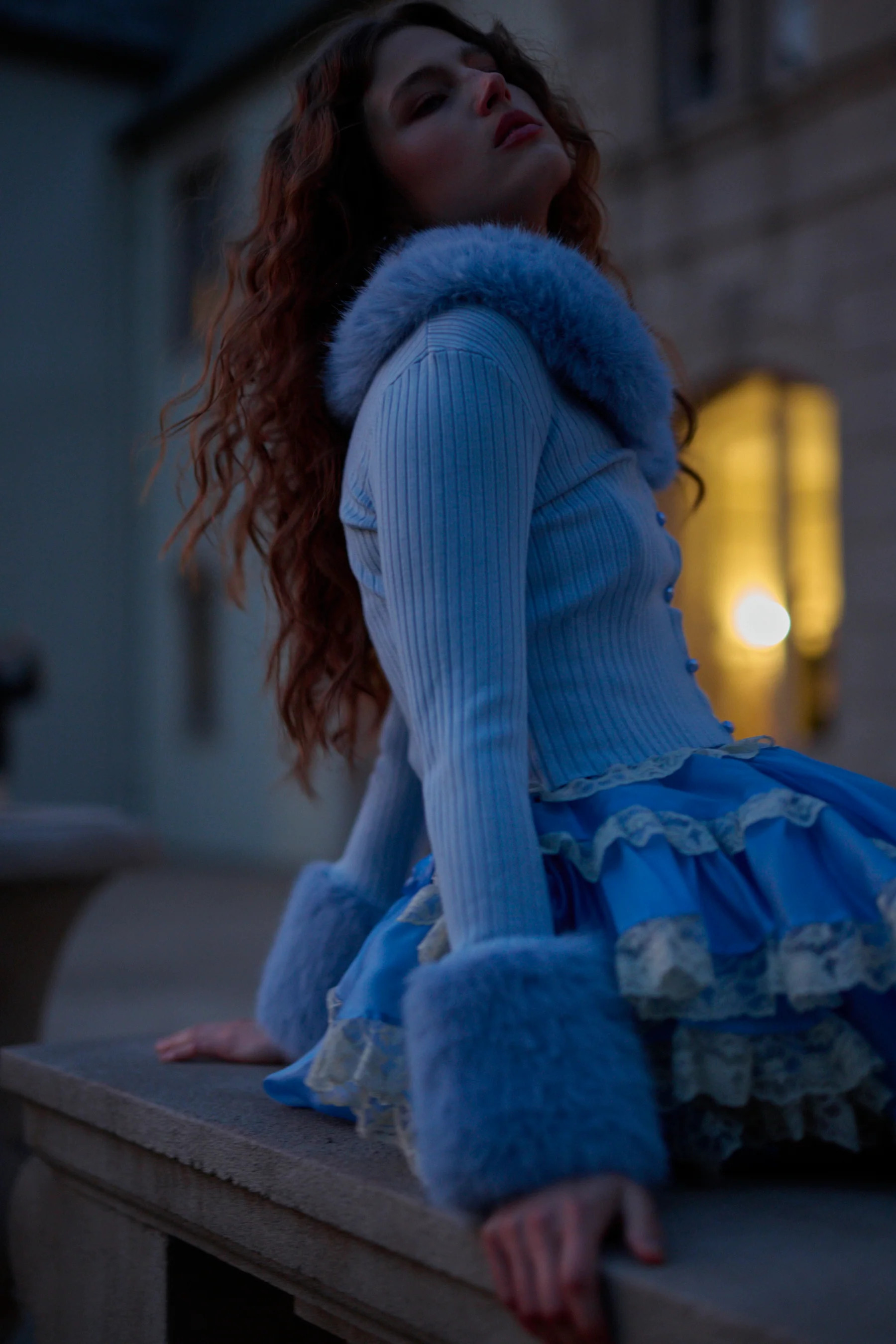 The Robin Egg Ice Skate Home Cardi | Selkie Collection