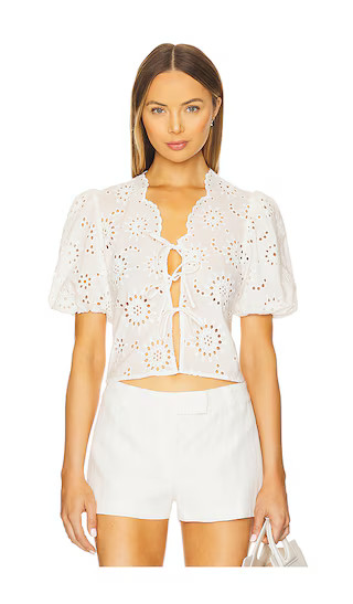 Roxana Top in Eggshell | Revolve Clothing (Global)