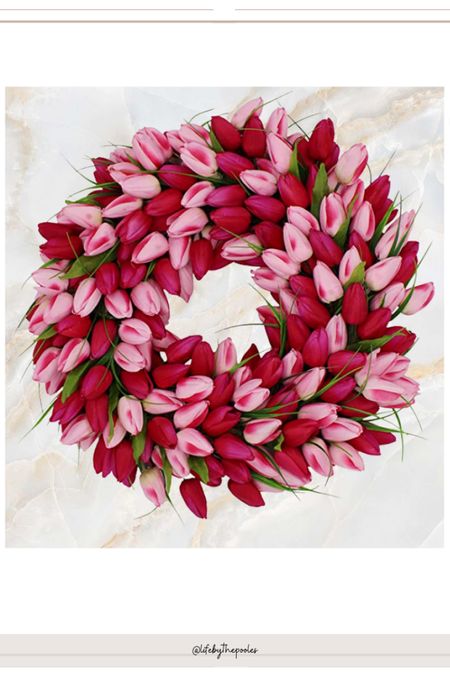 Valentine’s Day decor, tulip wreath, home decor, front door wreath, spring wreath, spring decor, living room, LTKUNDER50 LTKunder100 

#LTKhome #LTKFind #LTKSeasonal