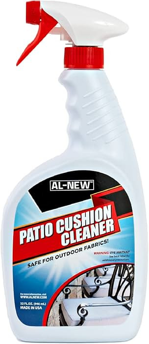 AL-NEW Patio Cushion Cleaner | Safe For Use On Outdoor Fabrics Such As Patio Cushions, Awnings, F... | Amazon (US)