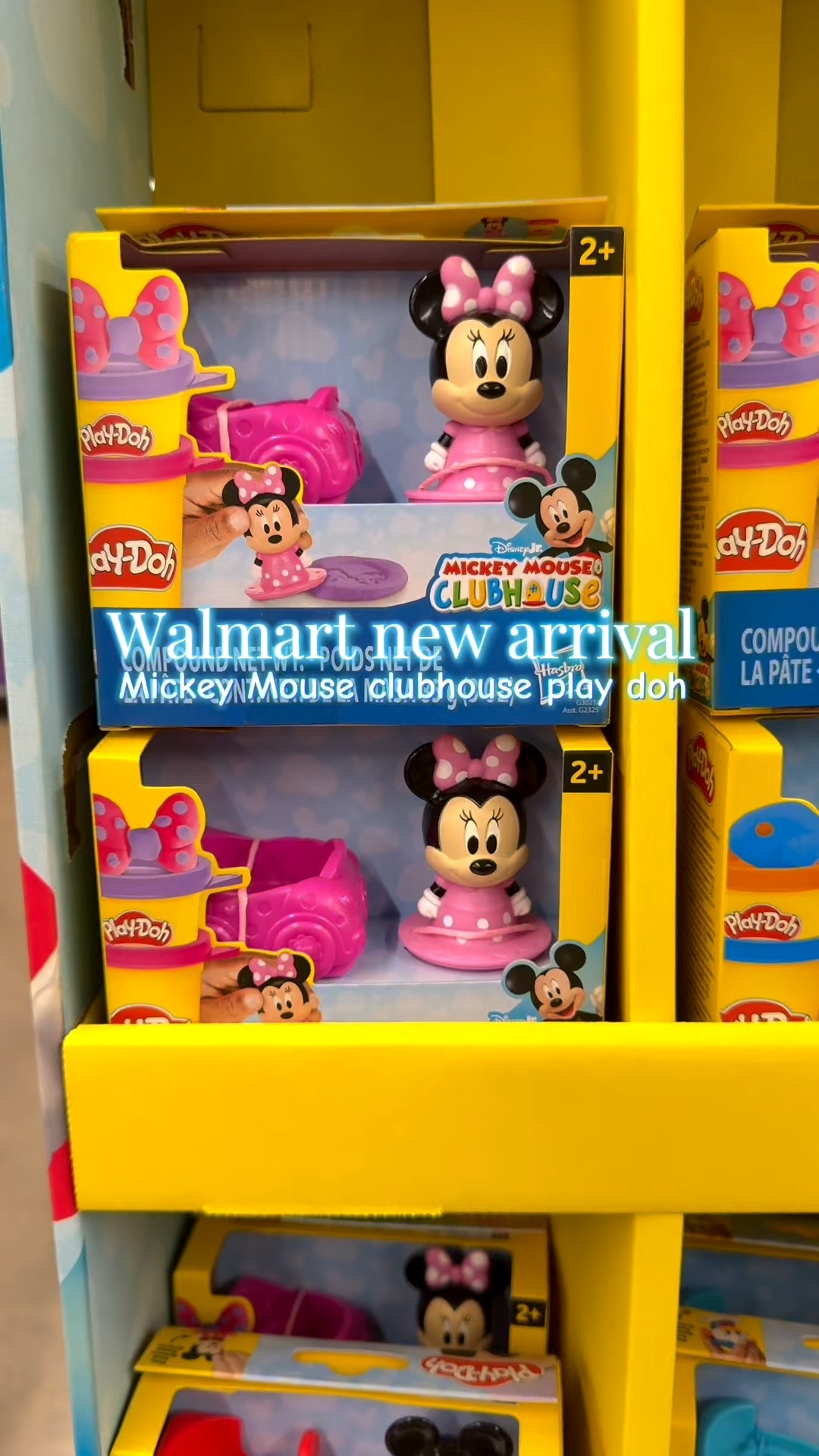 Walmart new arrivals! Mickey Mouse clubhouse play doh. #minniemouse #mickeymouse #toddlertoys #disney #walmartfinds 
