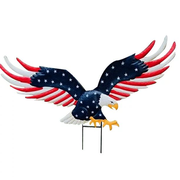 American Eagle Garden Decoration 4th of July Independence Day Patriotic Ornaments Decor for Home ... | Walmart (US)