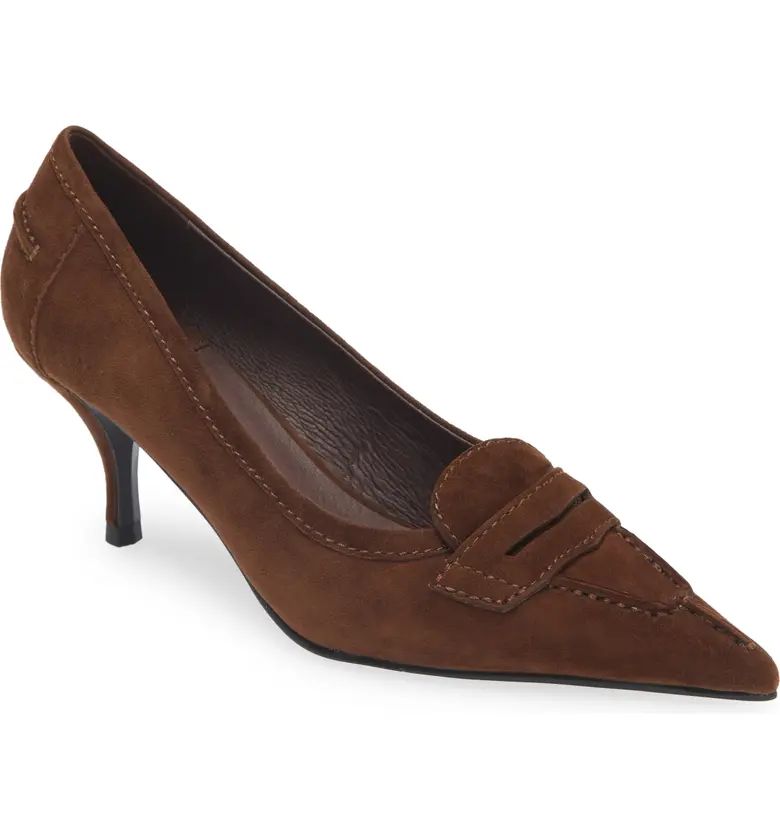 Thena Penny Keeper Pointed Toe Pump (Women) | Nordstrom