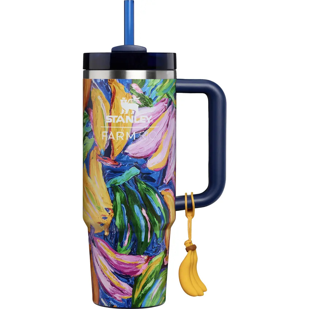 Stanley The Quencher H2.0 FlowState 30-Ounce Tumbler in Farm Rio Painted Bananas at Nordstrom | Nordstrom
