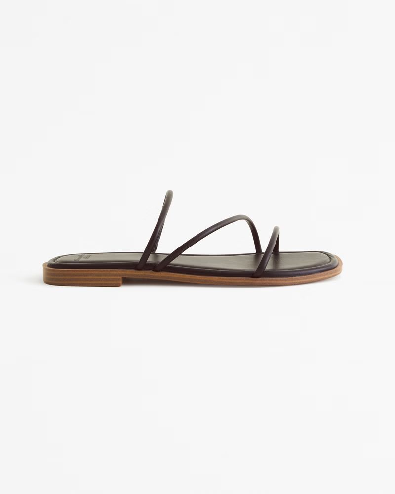 Strappy Slide Sandals | Abercrombie & Fitch (US)
