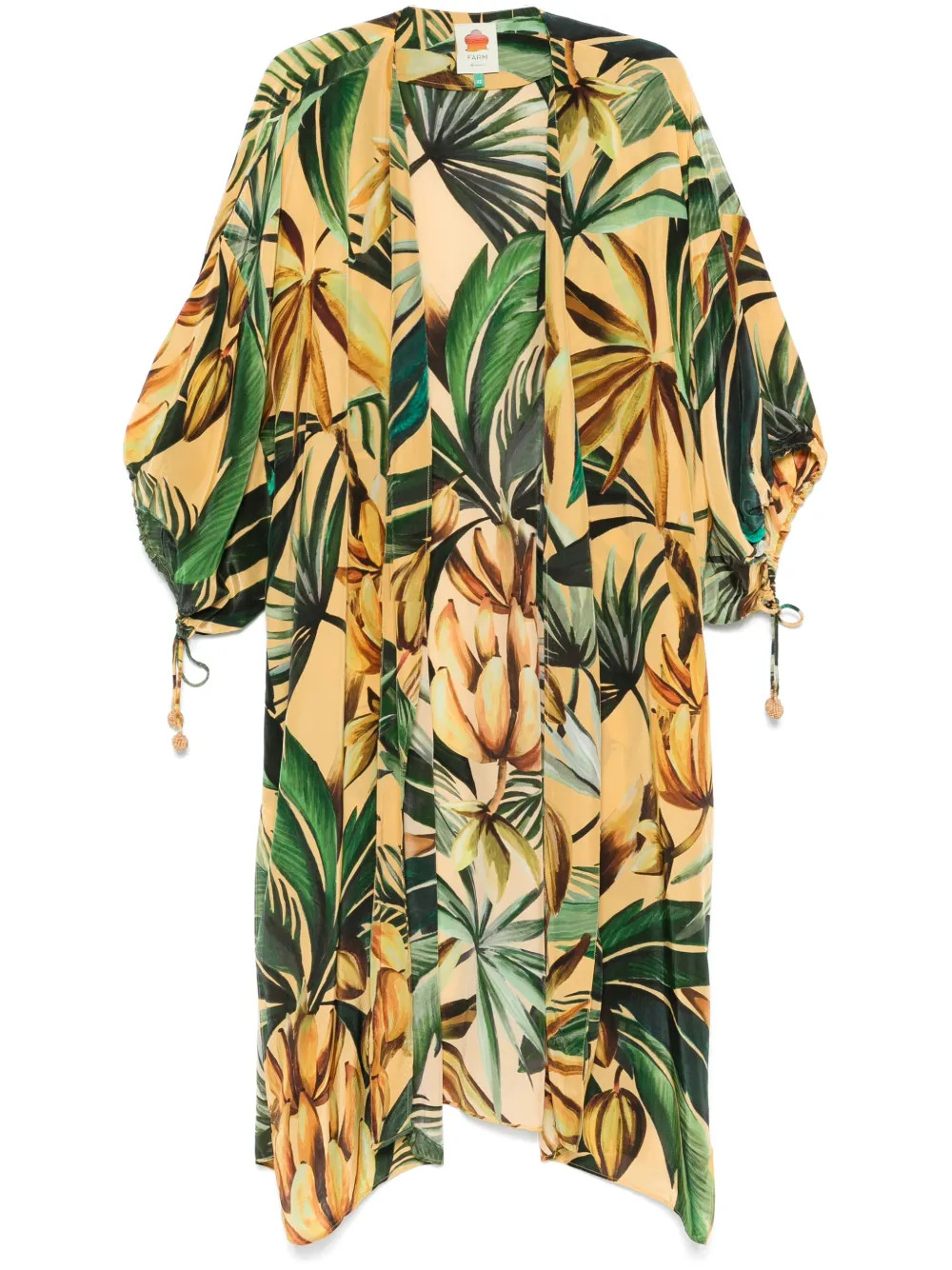 FARM Rio Bananart Coat | Yellow | FARFETCH | Farfetch Global