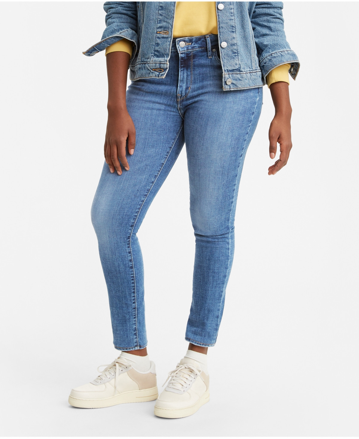 Levi's Women's High-Rise Stretch Skinny Jeans - Lapis Air | Macy's