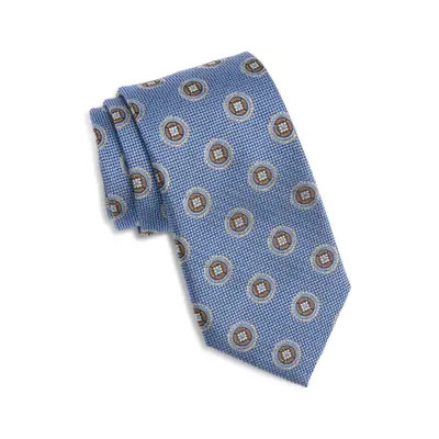 Nordstrom Medallion Silk Tie in Wine at Nordstrom | Nordstrom