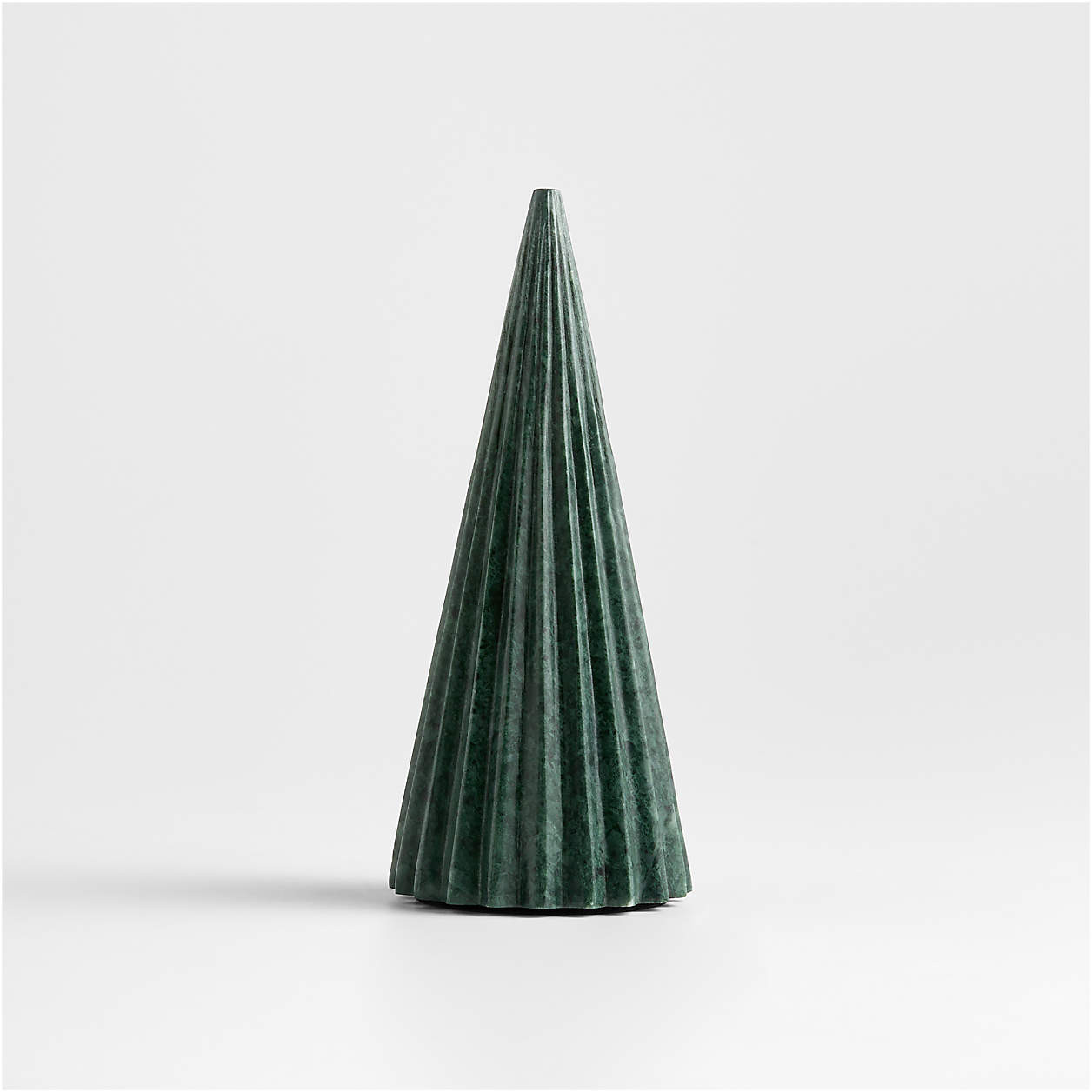 Red Solid Marble Holiday Tree Small 5" + Reviews | Crate & Barrel | Crate & Barrel