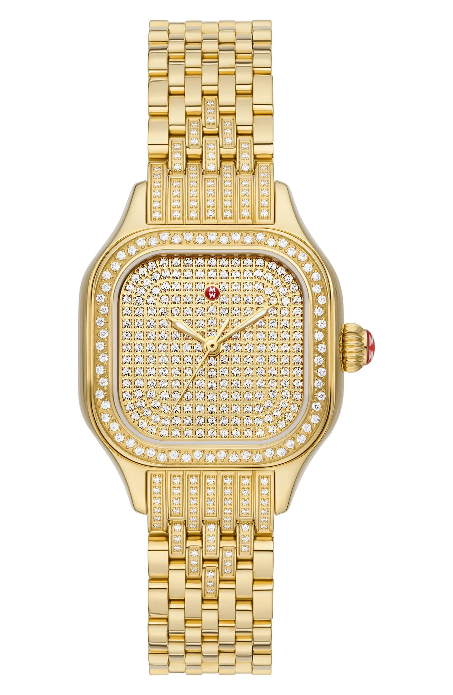 Meggie Diamond Pavé Bracelet Watch, 29mm | Nordstrom