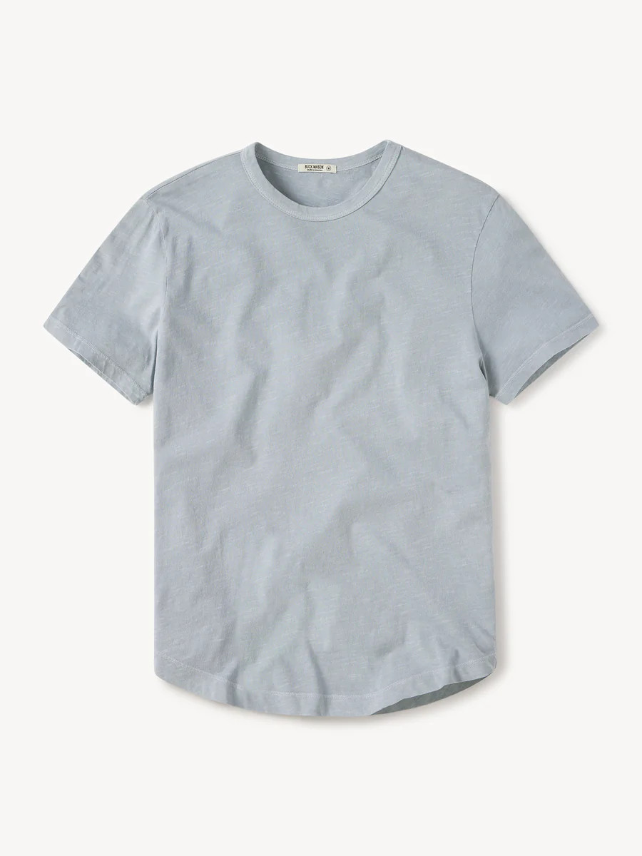 Lake Venice Wash Slub Tall Curved Hem Tee - Buck Mason- Modern American Classics | Buck Mason