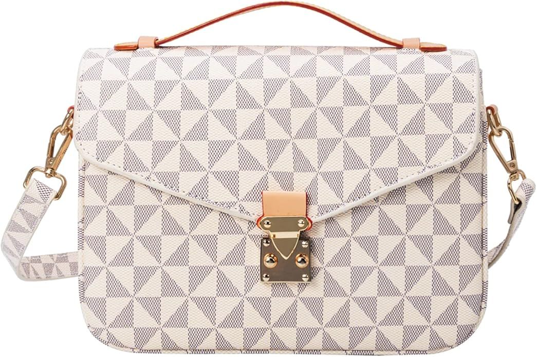 Crossbody Handbags for Women WOQED Shoulder Tote Fashionable Bag Leather Classic Clutch Purse Des... | Amazon (US)