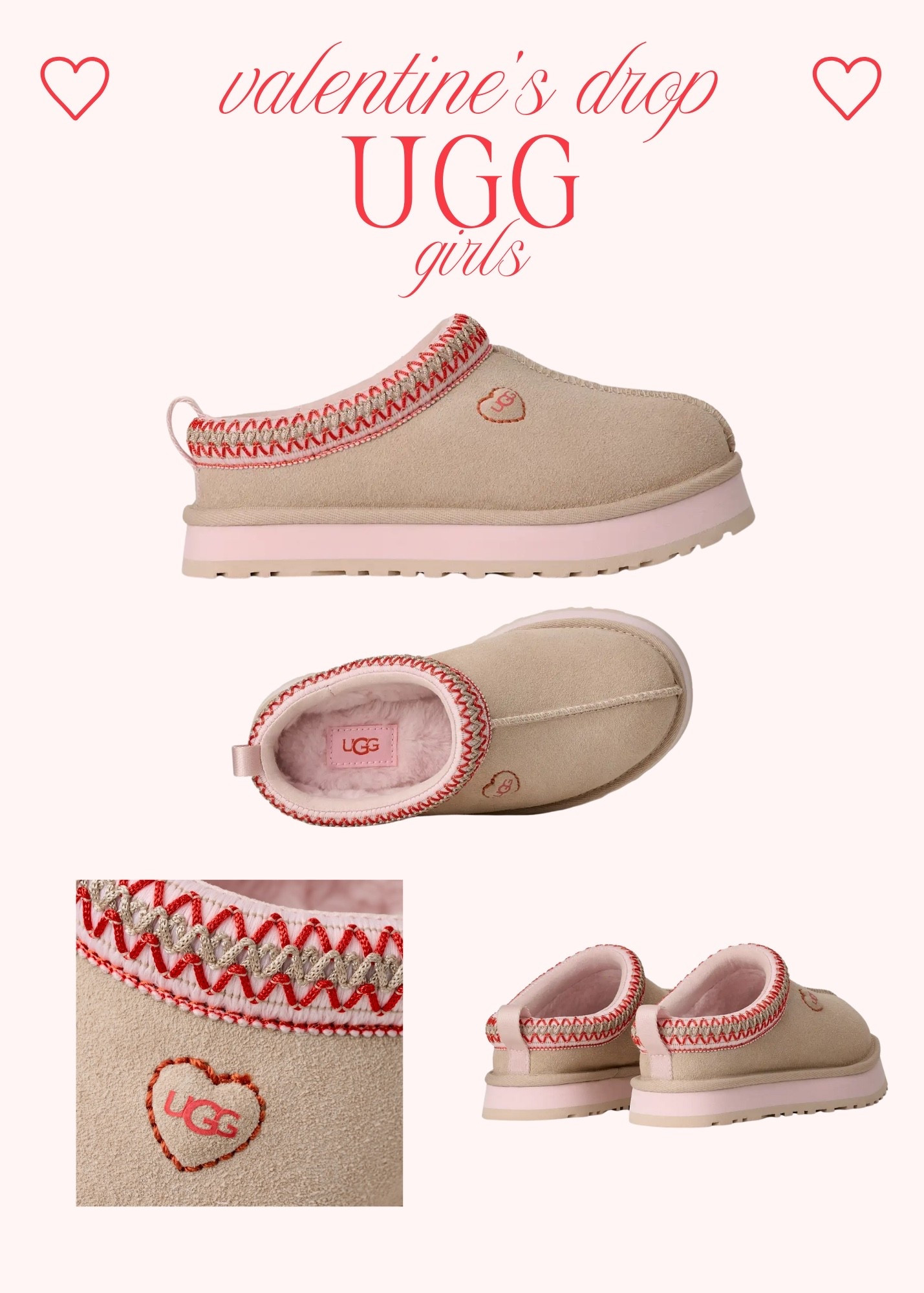 Girls Valentine Ugg’s 🩷. #uggs #girls #valentines #slippers #pink

#LTKKids #LTKValentine #LTKSeasonal