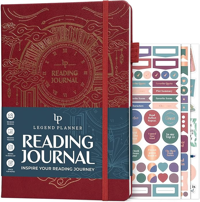 Legend Reading Journal for Book Lovers – Reading Log Tracker for Adults & Kids – Book Nerd Gi... | Amazon (US)