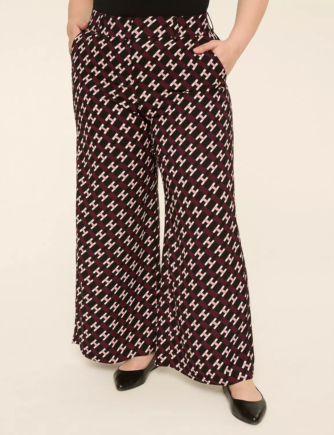 Wide Leg Print Pant | Lane Bryant (US)