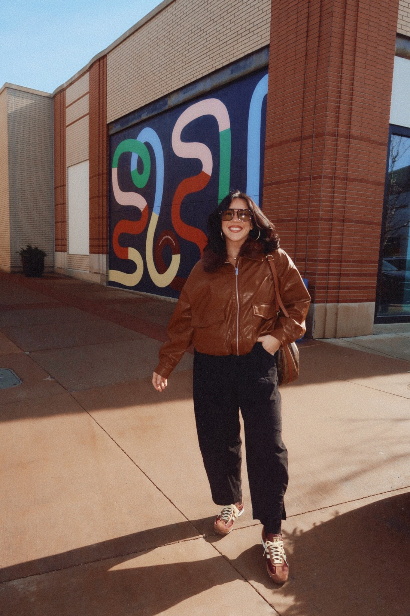 Casual day date outfit with a faux leather jacket and corduroy barrel pants. Size L in top; M in bottoms, XL in jacket! 

#LTKMidsize #LTKmomlife #LTKValentine
