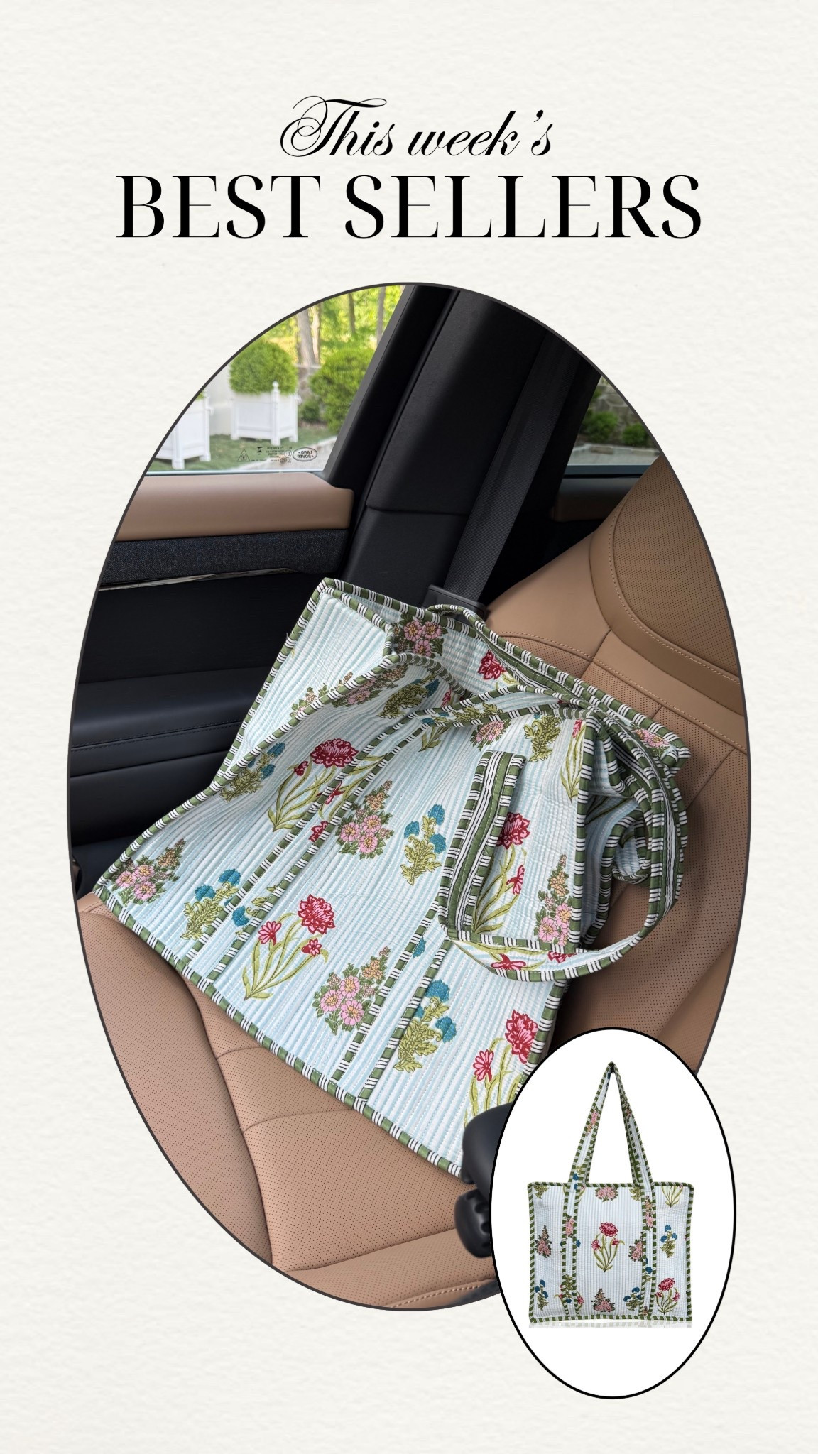 This 100% cotton quilted tote bag was a weekly best seller and is less than $30 on Amazon!! It comes in a ton of colors and the quality is SO good. 🩷



#LTKTravel #LTKmomlife