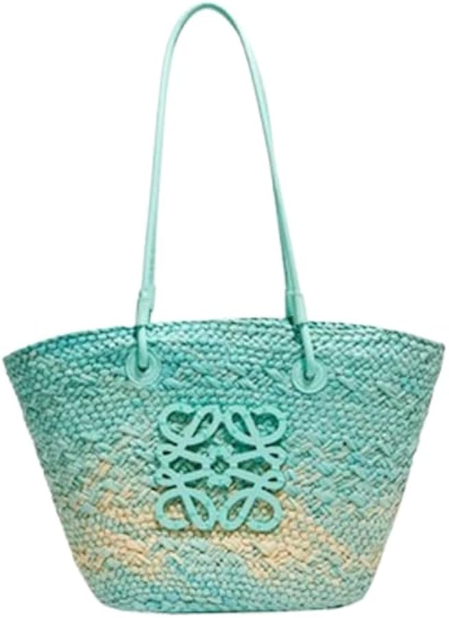 Large Straw Beach Bag for Women Handwoven Raffia Tote Bag Oversized Summer Shoulder Bag Boho Wick... | Amazon (US)