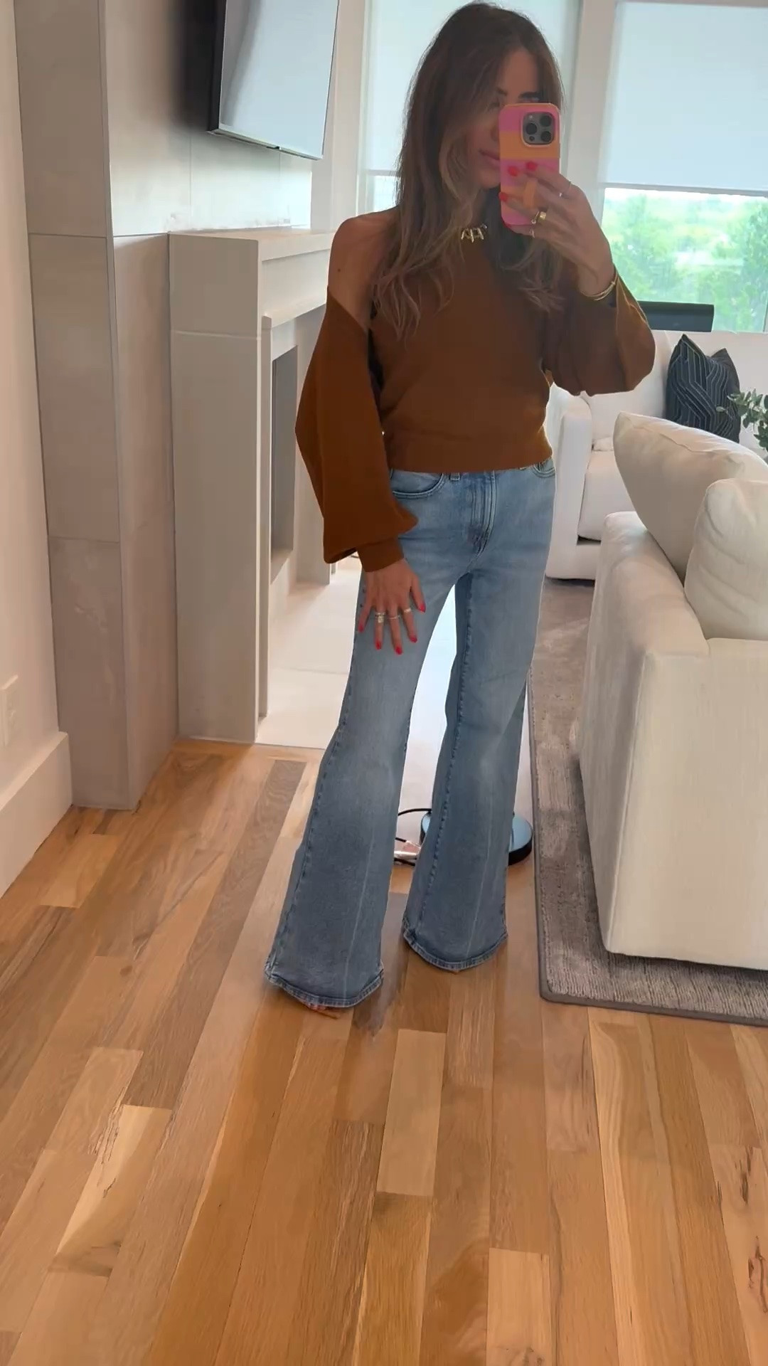 70s wide leg jeans on super sale!! Wearing 00 
Fall outfit idea

#LTKPetite #LTKSaleAlert #LTKOver40