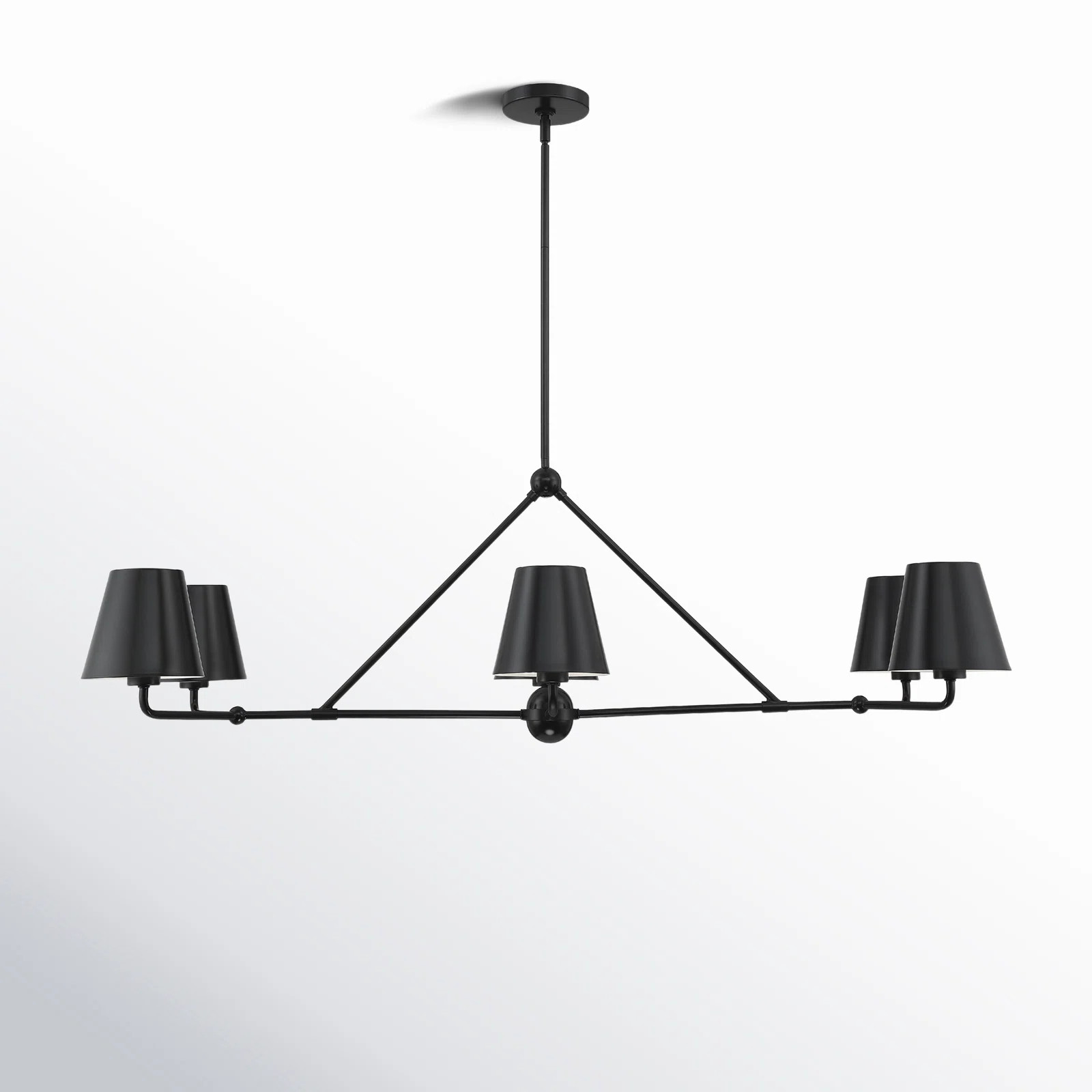 Kinston 6 - Light Metal Dimmable Chandelier | Joss & Main
