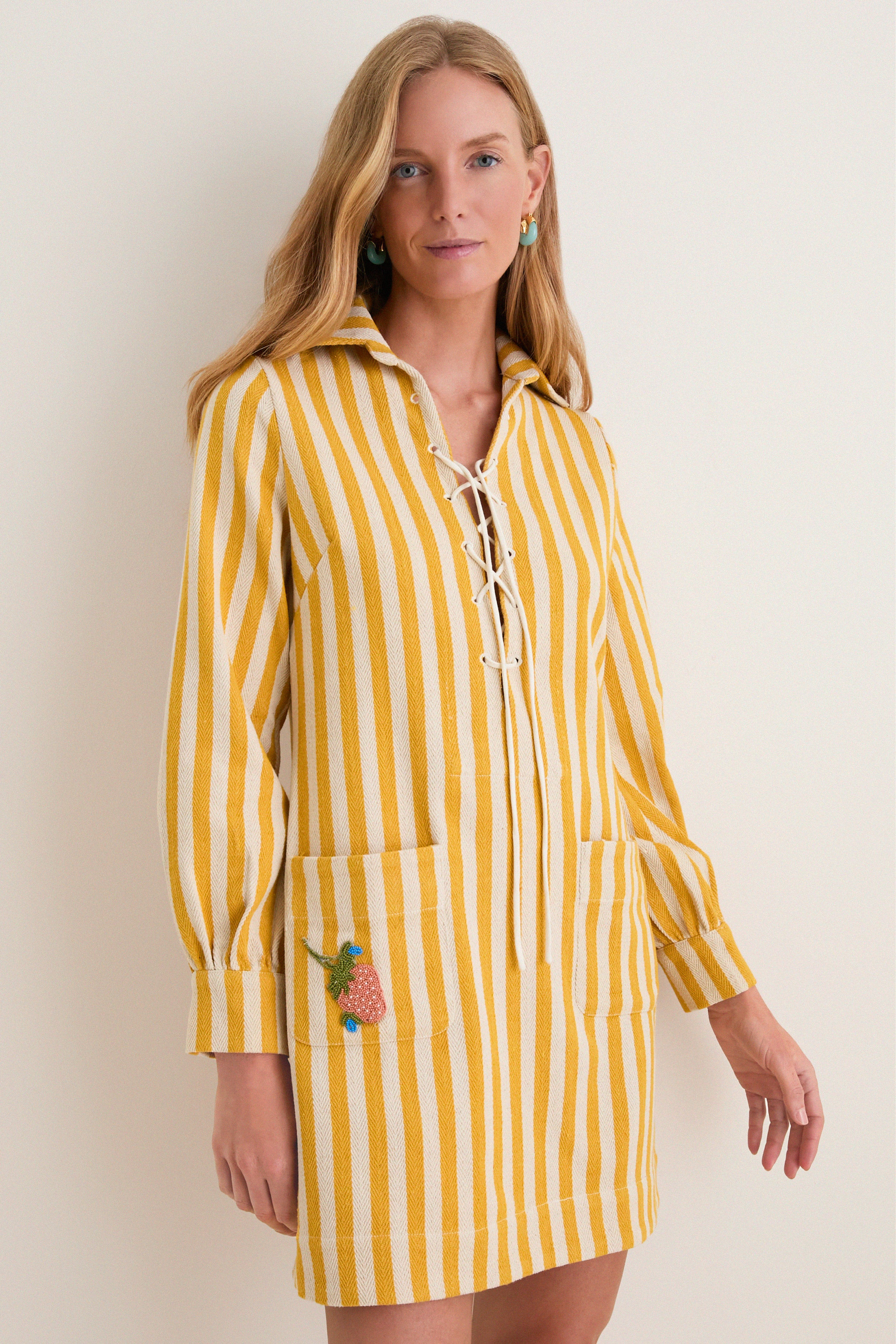 Off-White Isadora Sunlight Stripe Dress | Tuckernuck (US)