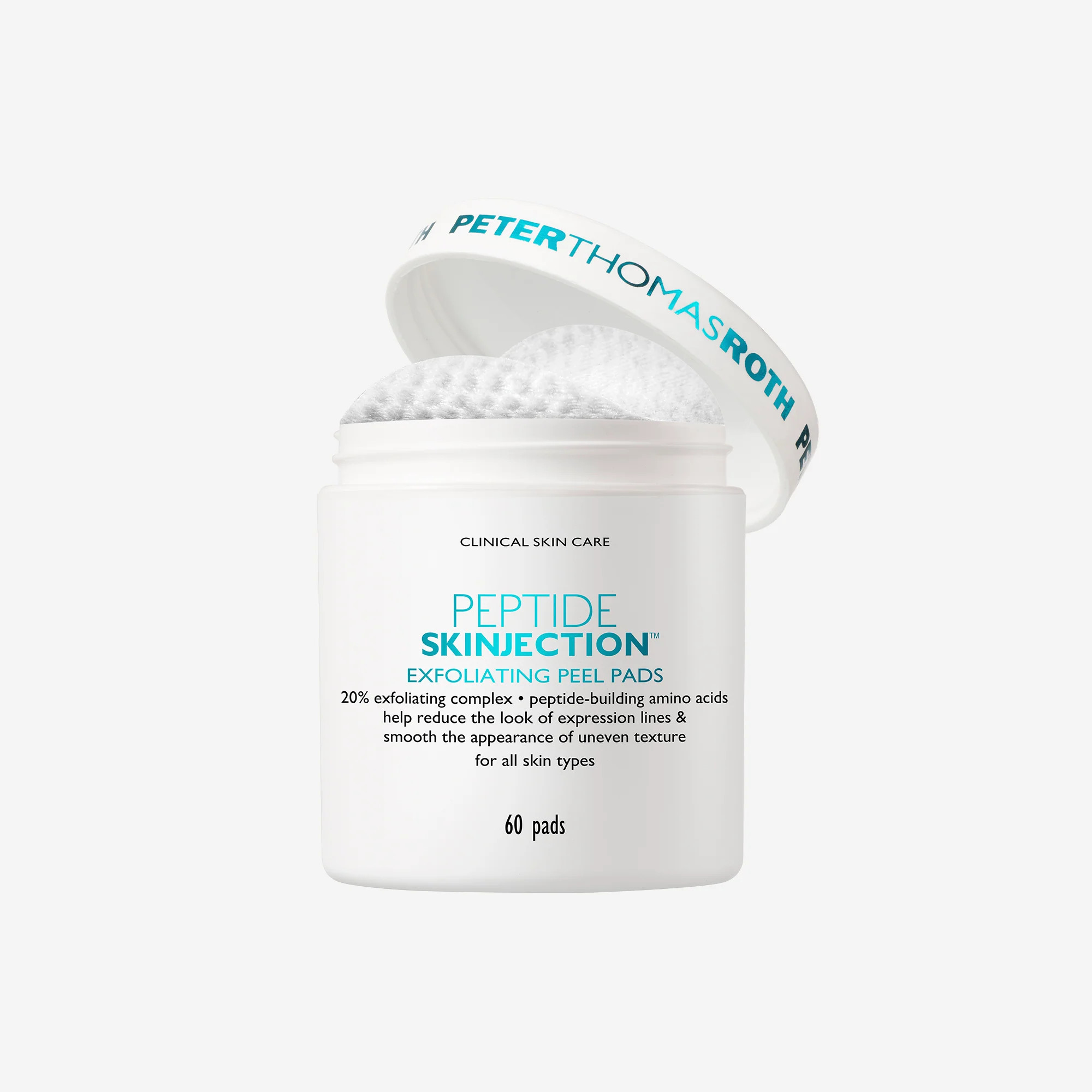 Peptide Skinjection Exfoliating Peel Pads|60 Pads | Peter Thomas Roth Labs