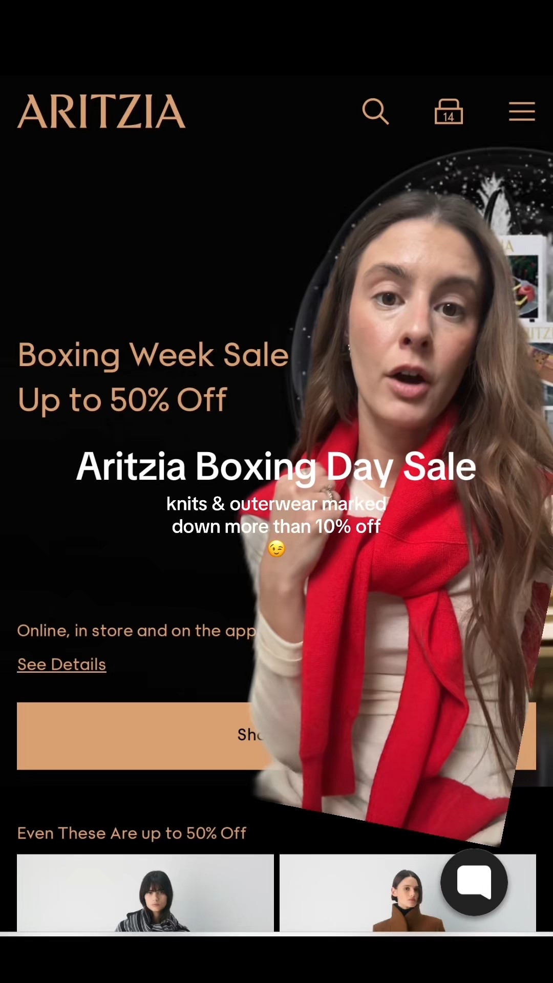 Aritzia Boxing Day sale! They have some amazing knits and outerwear marked down to great prices! 

#LTKstyletip #LTKwinter #LTKsale