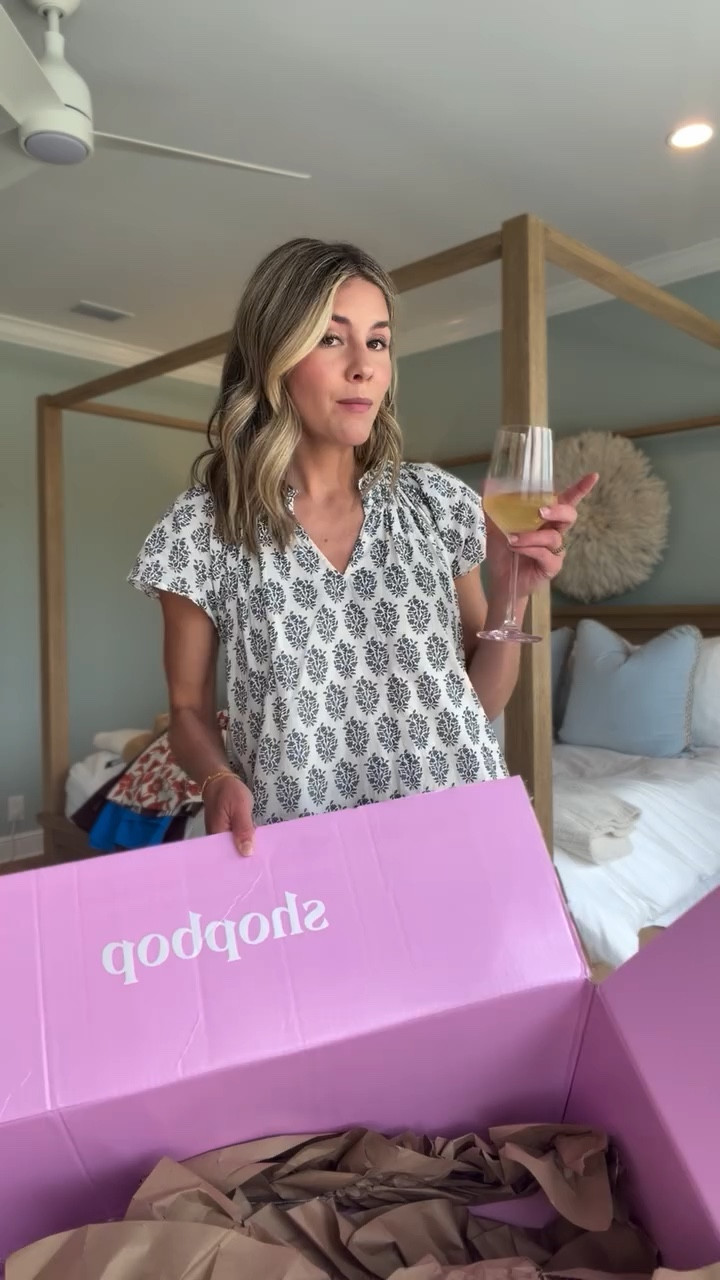happy hour haul shopbop edition! 💫 so many fun pieces for cocktail parties, nights out, swim & other staples to wear all season!

I grabbed a mix of easy staples and a few standout pieces that you can wear on repeat. The brown striped pants are that effortless throw-on pair that instantly looks polished (with a tank now, a knit later), and the chocolate sleeveless top is one of those layering basics that goes with literally everything.

The white ruffle strap top feels a little more special than your average tank, perfect for dinners or weekend plans, and I love it paired back to the striped set for a soft, tonal look. Also added this neutral striped dress that works for everything from casual days to vacation dinners.

For vacation mode: the blue draped mini is such a fun pop of color, and the floral one-piece + straw hat combo is already coming with me to the beach. The silk scarf is an easy add for your hair or tied on a bag, and I’ve been living in these simple sandals + espadrilles depending on the day.

#LTKootd #LTKSeasonal