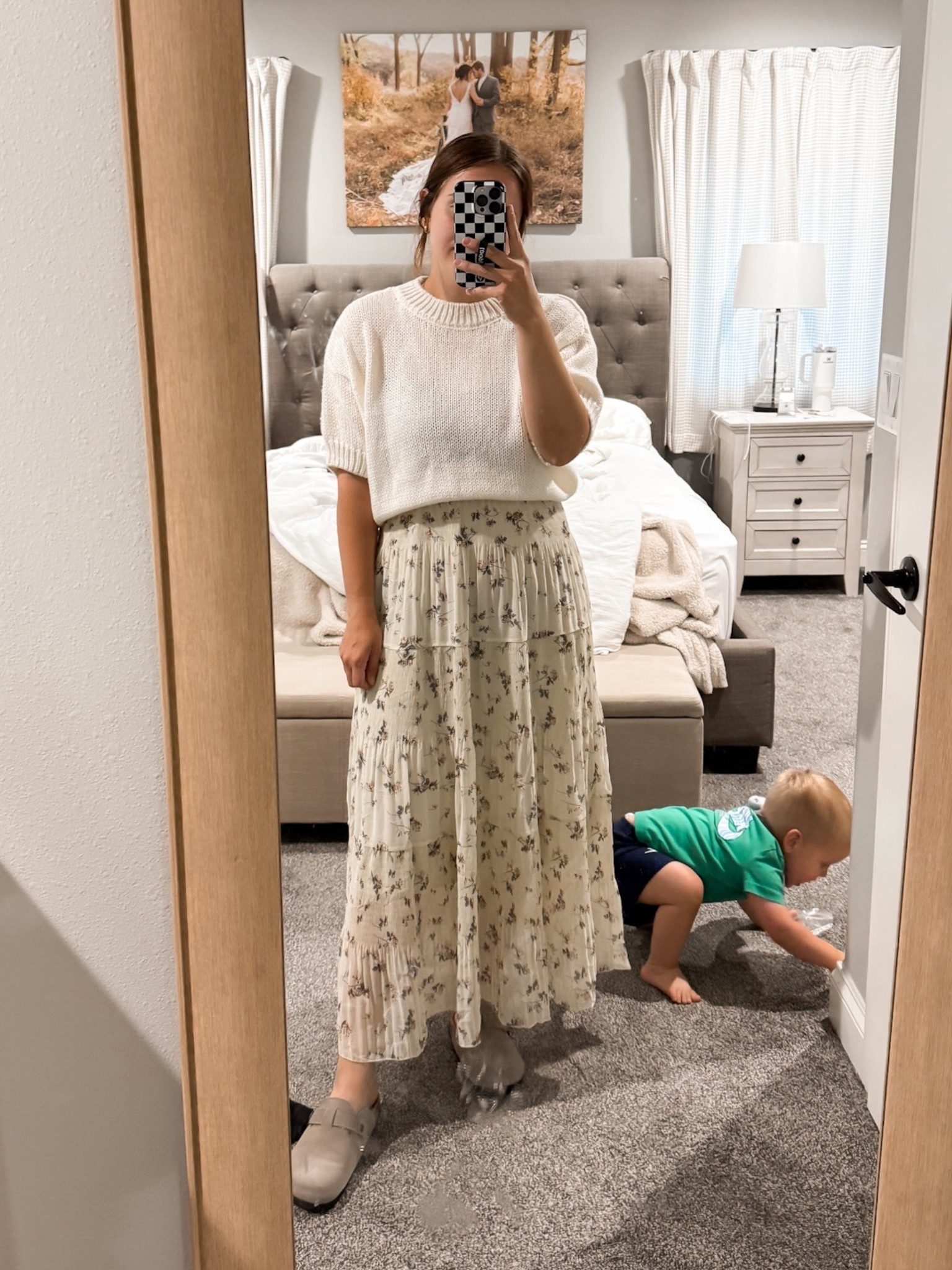 The comfiest skirt everrrr - would be so cute with a bump too! 

#LTKStyleTip #LTKFindsUnder50 #LTKBump