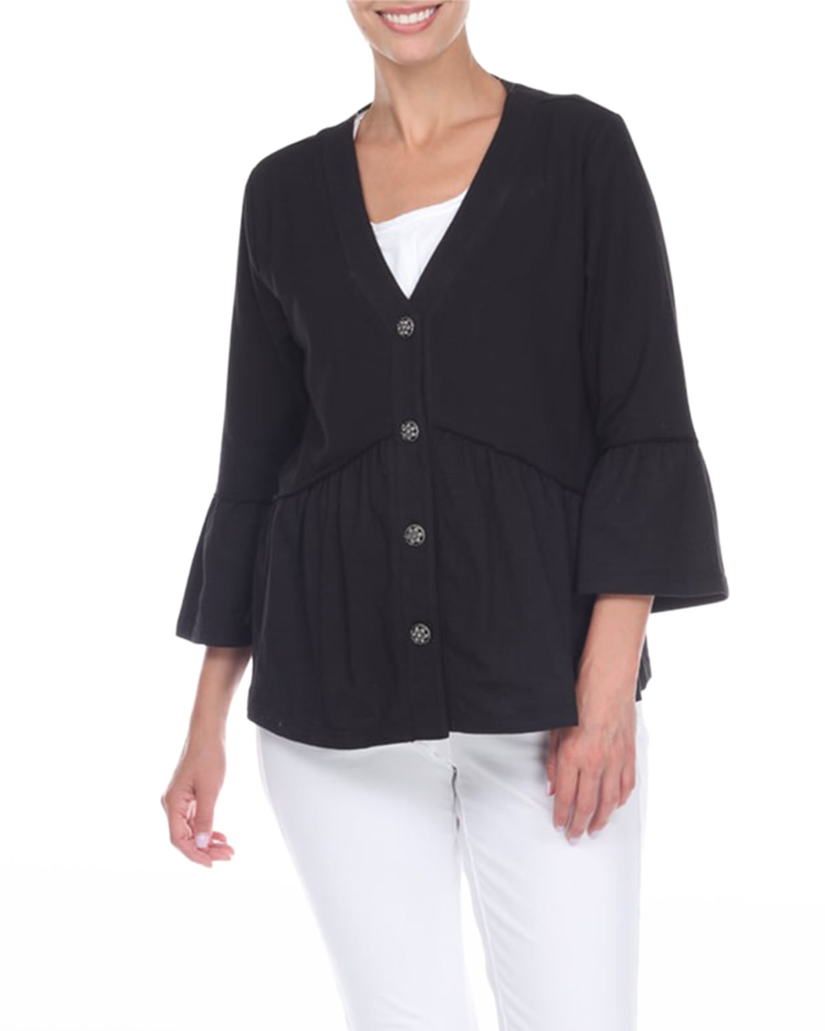 Entranced Bell-Sleeve Jacket | Neiman Marcus
