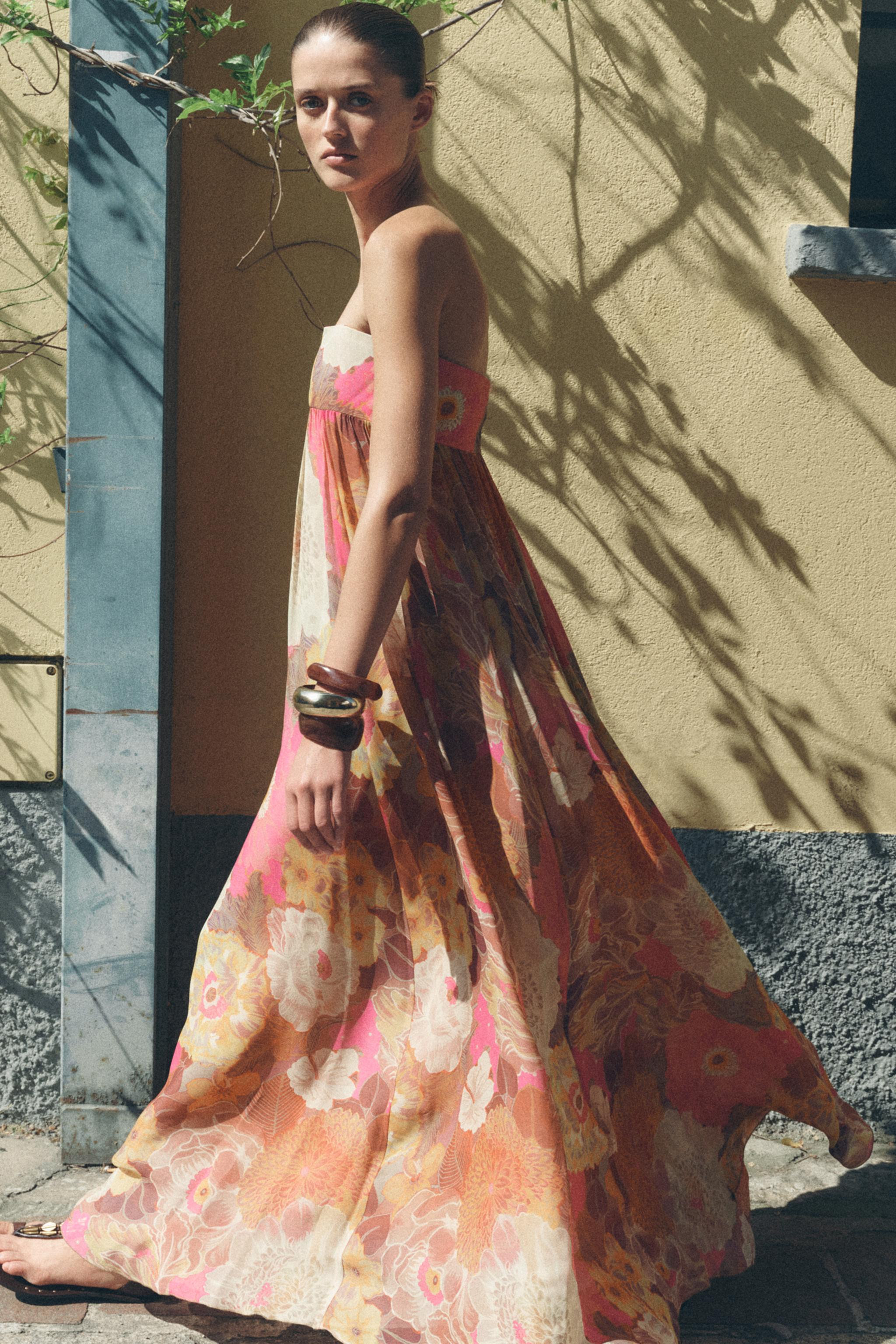 ZW COLLECTION PRINTED DRESS | Zara US