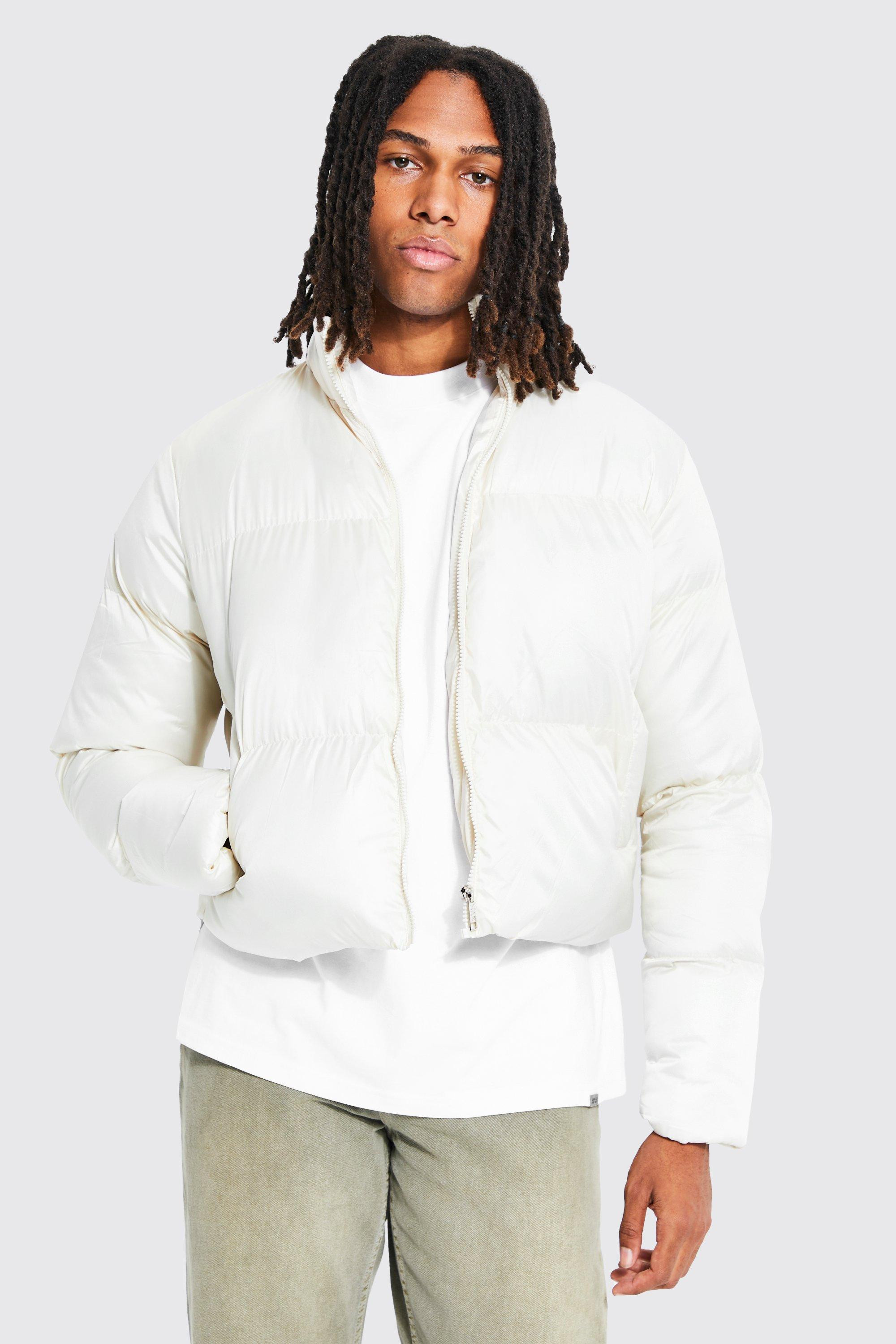 Boxy 3 Panel Puffer Jacket | boohooMAN (US & CA)