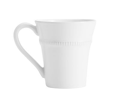 Gabriella Mug, Set of 4, White | Pottery Barn (US)
