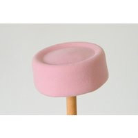 Pink Pillbox Hat For Weddings/ Jackie Haloween /Formal Women/ Felt Hat/ Elegant Fashion Accessory | Etsy (US)