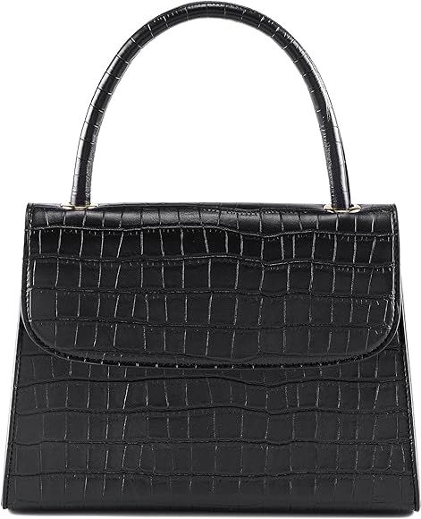 Ayliss Women Small Crocodile Tote Clutch Shoulder Handbag Classic Troc Purse Wallet Bag Top Handl... | Amazon (US)