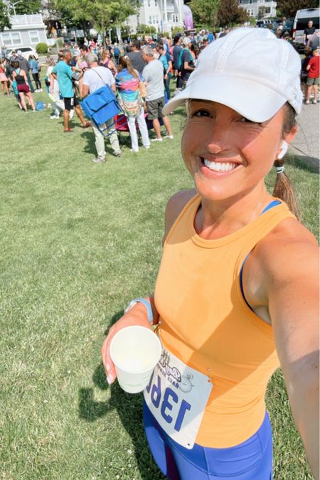 Ran a 5k yesterday and had a blast. I wore some of my workout staples: lululemon align high neck tank and these lululemon fast and free high-rise tights. I snagged this hat from Amazon, which was perfect for keeping my hair out of and the sun off of my face. I love how the back of this hat allows for so much versatility with how I wear my hair! Kept up a decent pace in these neon mizuno wave runner sneakers. 

Fit mom, fitness, race day, 5k, running outfit, lululemon top, lululemon bottoms, Amazon hat, Amazon accessories, mixing, running shoes, running shoes for women, workout outfit, workout top, workout pants, mizuno running shoes. 

#LTKshoecrush #LTKunder100 #LTKfit