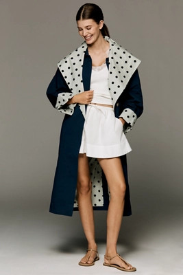 Lisa Says Gah Olson Caped Trench Coat | Anthropologie (US)