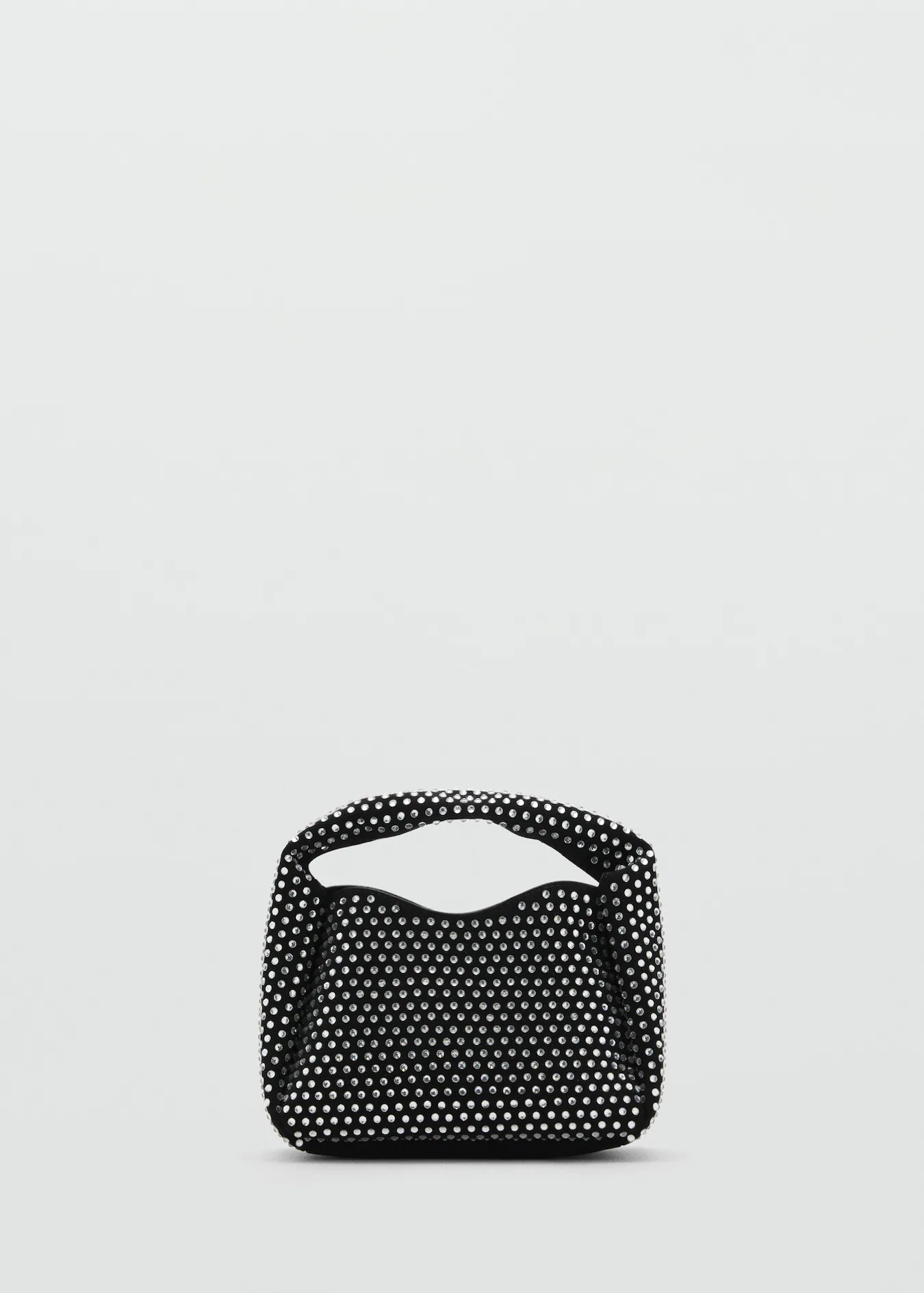 Mini rhinestone chain bag - Women | MANGO United Kingdom | MANGO (UK)