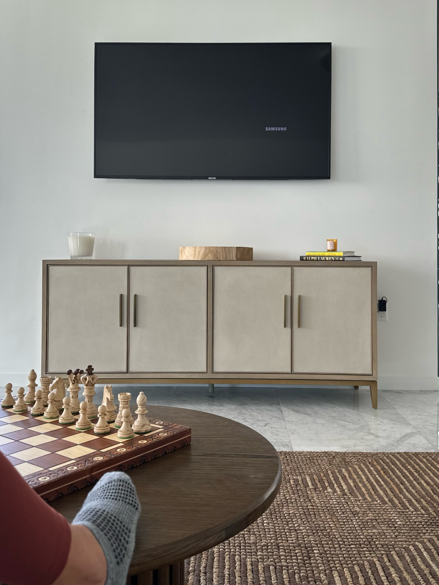 TV console from arhaus! 

#LTKhome #LTKSeasonal #LTKsalealert