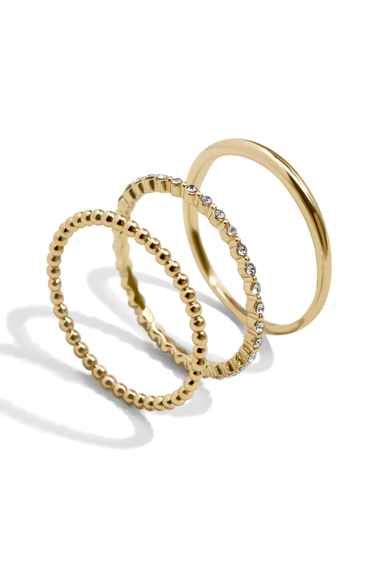 BaubleBar Set of 3 Stacking Rings | Nordstrom | Nordstrom