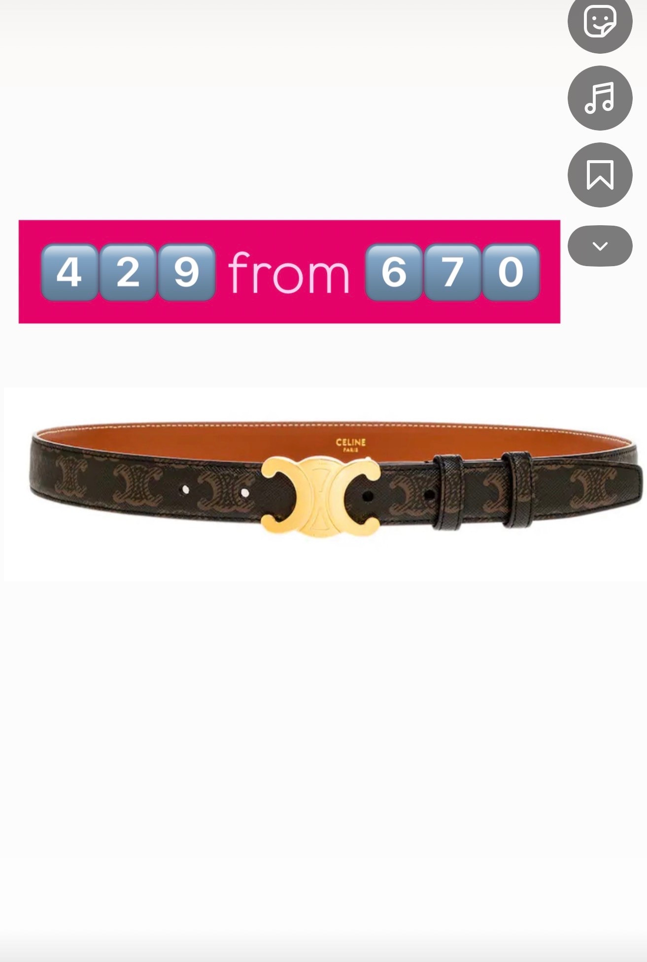 Celine triumph belt sale

#LTKSaleAlert #LTKootd #LTKSeasonal