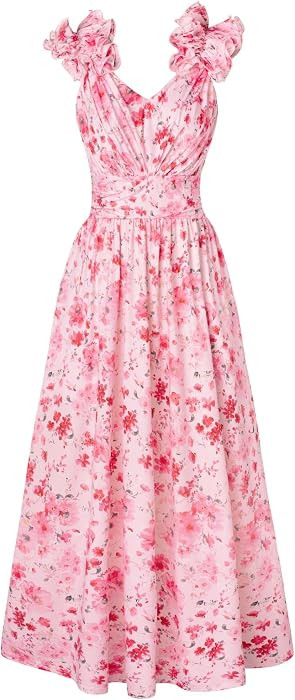 GRACE KARIN 2026 Women's Summer Floral Print Dress | Amazon (US)